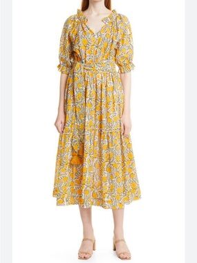 Mille Zoë Cotton Midi Dress